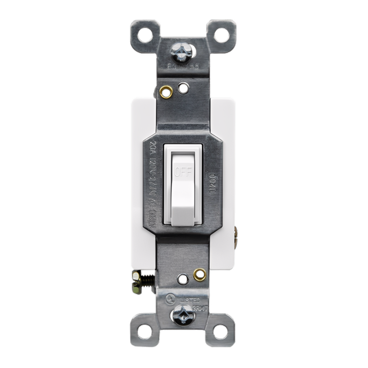 Enerlites Commercial Grade 20A Toggle Switch, Single Pole