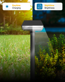 LED Solar Sidewalk Lights, Dusk to Dawn Photocell, 100 Lumens