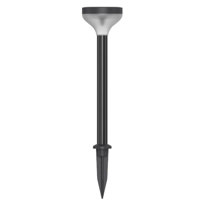 Illuminate your landscape by planting the stake in the ground. It's that simple. Once installed, let the sun charge up the solar path lights, which will provide a lengthy time to light up your turf.