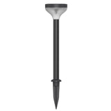 Illuminate your landscape by planting the stake in the ground. It's that simple. Once installed, let the sun charge up the solar path lights, which will provide a lengthy time to light up your turf.