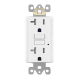 Enerlites 20A GFCI Tamper-Resistant Outlet, Self Testing, Self Grounding with LED Indicator Light