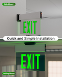 There are 2 ways to install and mount the exit sign. Follow our installation guide for simple setup.