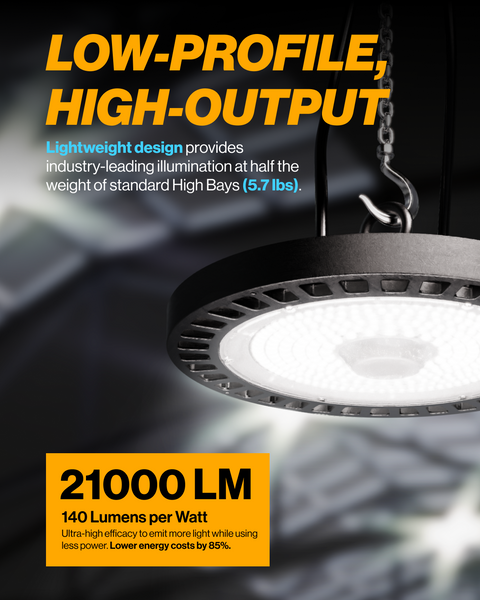 UFO High Bay 150W LED Light LED LIGHTING SUNCO – Sunco Lighting