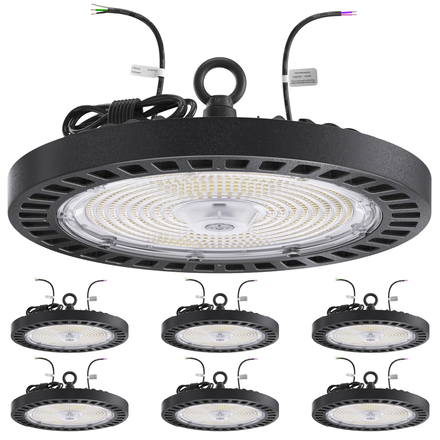 UFO High Bay 240W LED Fixture, 34000 Lumens