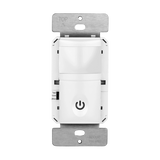 Enerlites 180° PIR Vacancy Motion Sensor Wall Switch, Secured Ground Wire Required, Single Pole