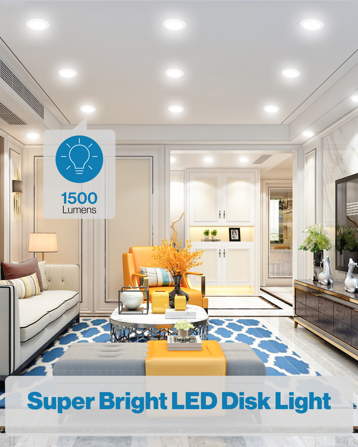 Brighten up your indoor spaces with vibrant lighting, crisp radiance, and an illuminated experience.