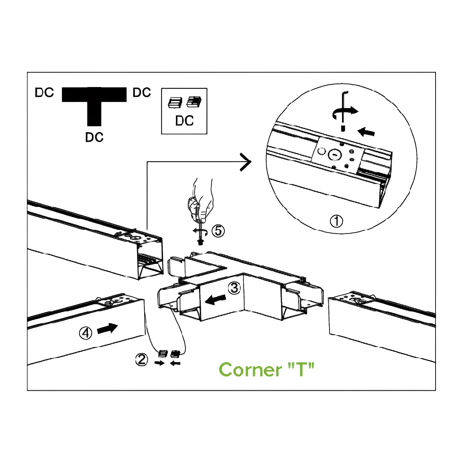 Connectors for LED Linear Pendant Lights