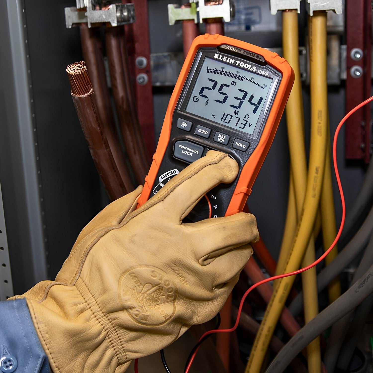 Klein Tools Insulation Resistance Tester, TRMS Auto-Ranging, 1000V, 4000 Mohms