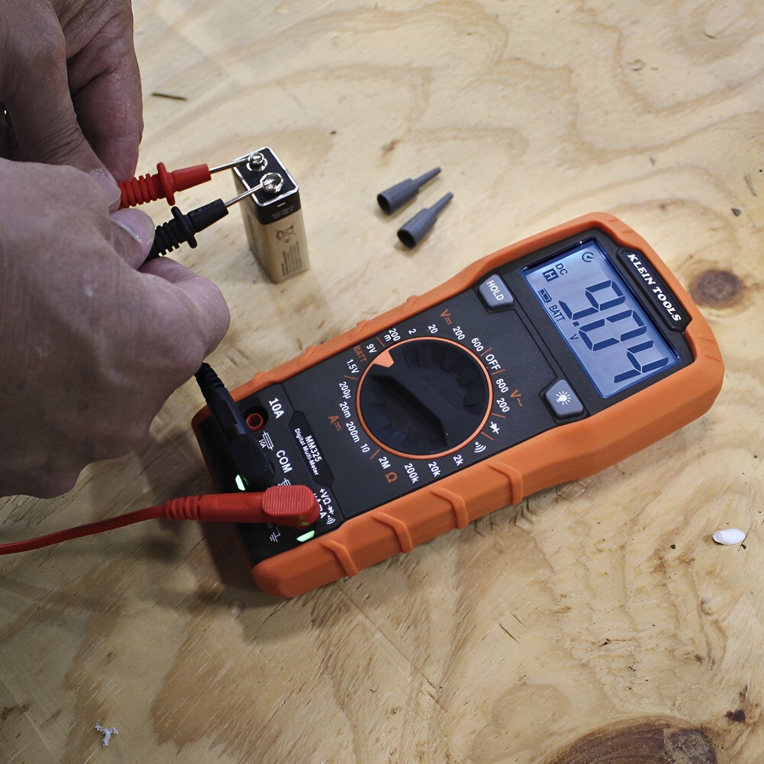 Klein Tools Digital Multimeter, Manual-Ranging, 10A/600V, 2000 Display Counts, 2 Mohms