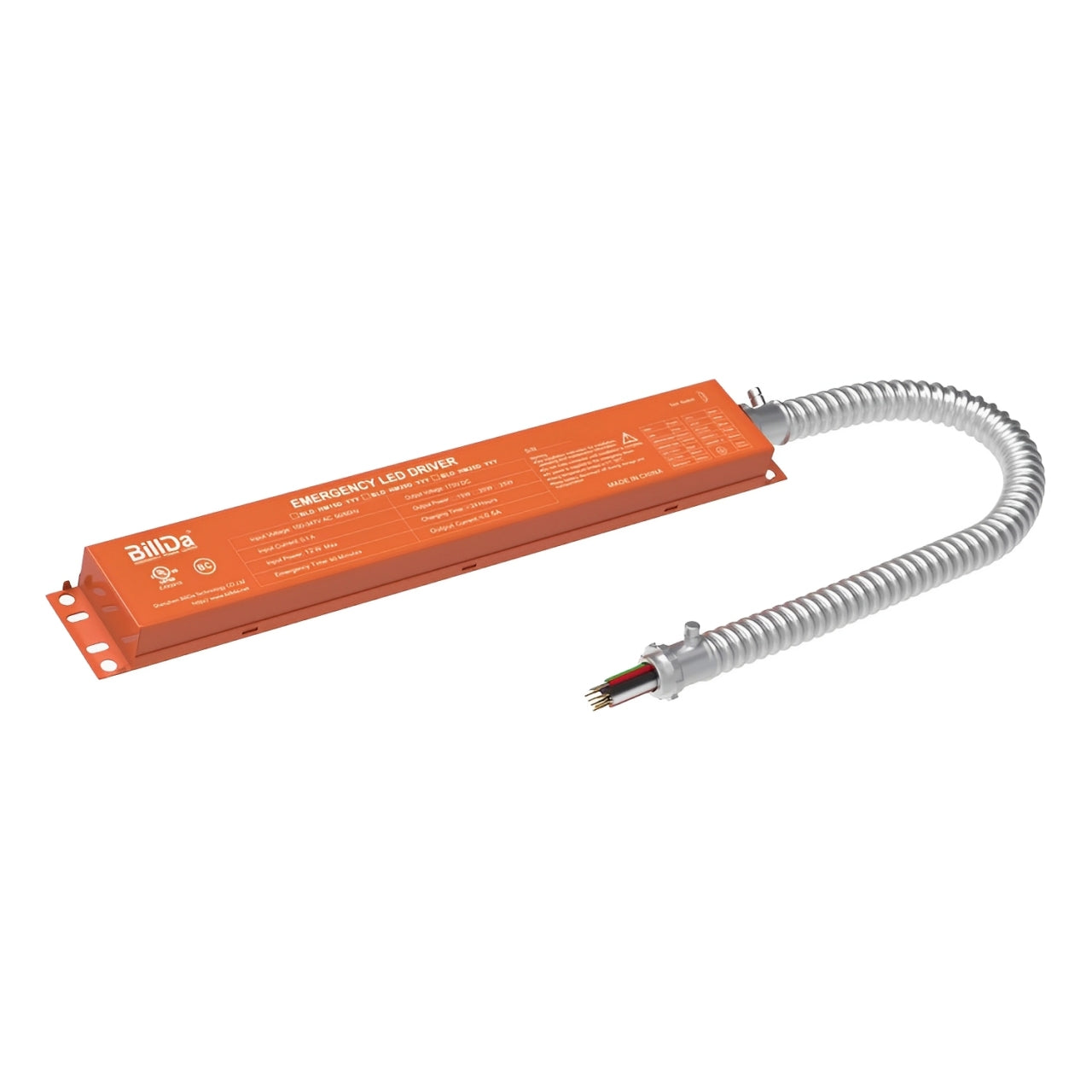 Emergency LED Driver for 2x4 Grid Frame Ceiling Light Fixtures - 25W Output - 90 Minute Backup Time - 24 Hours Recharge Time - Self Test Capabilities - UL Listed