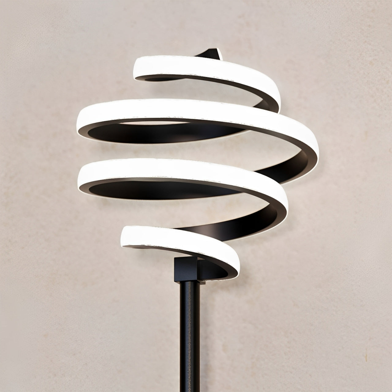 59" Sand Black LED Floor Lamp, 1100 Lumens