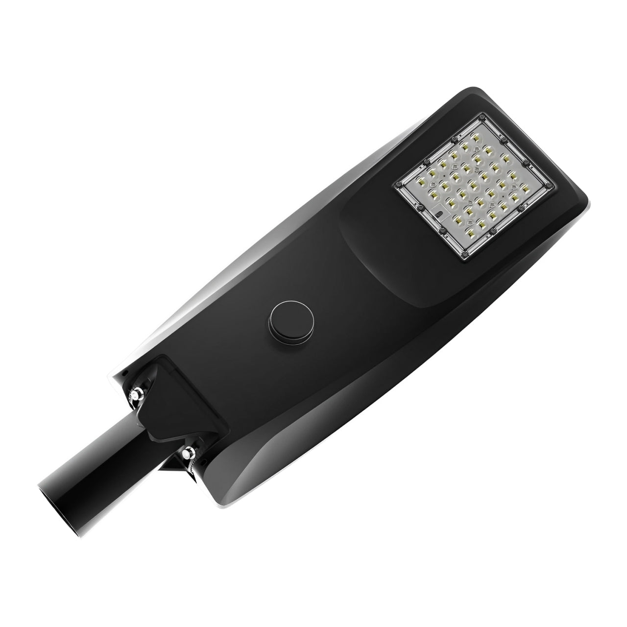 LED Solar Area Light, Motion Activated, Dusk to Dawn Photocell, 50W, 4500 Lumens