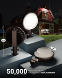 Brighten your barn or outdoor space with our energy-efficient LED lights, offering years of reliable performance.