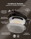 The LED Barn Light replaces outdated HID fixtures to improve your energy efficiency and reduce maintenance costs.