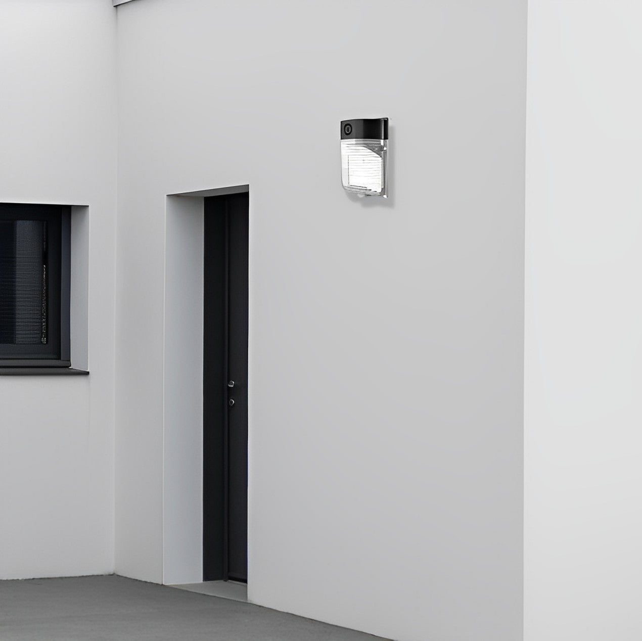 LED Mini Wall Pack, 12W, Dusk to Dawn Photocell, 1600 Lumens