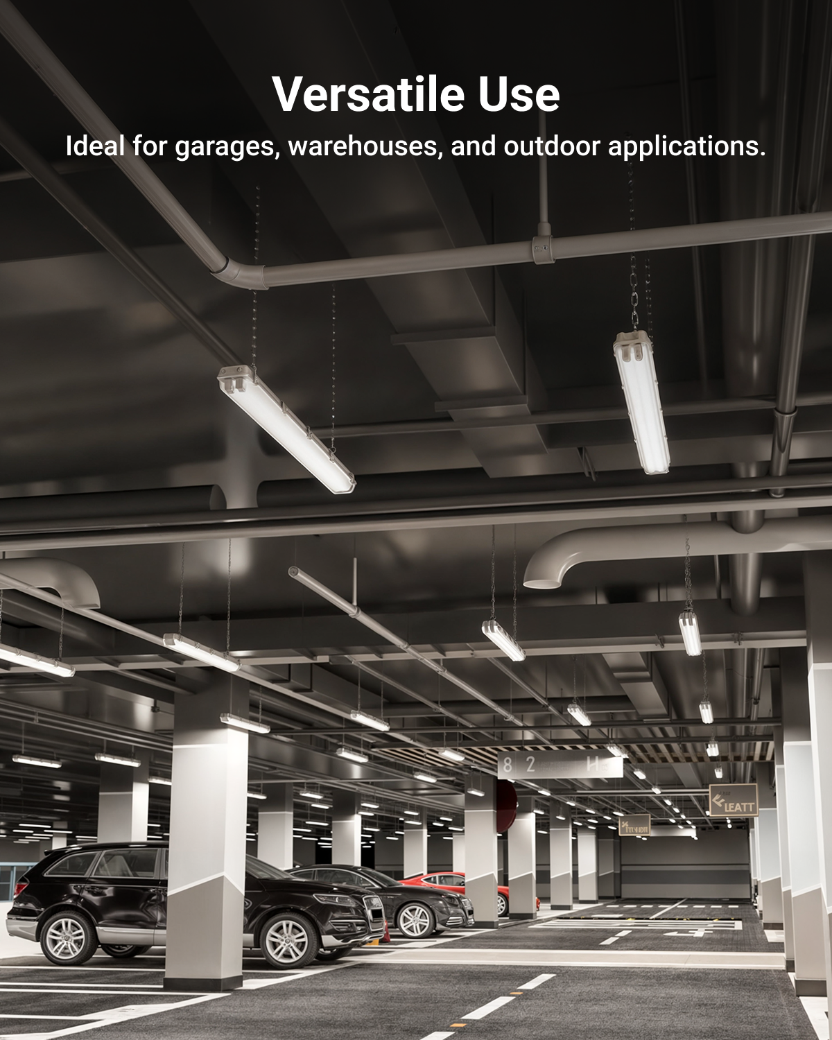 Perfect for garages, basements, storage rooms, warehouses, gyms, and more.
