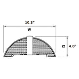 Dimension of modern wall sconce lamp or wall mount light
