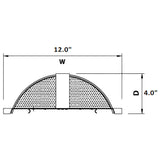 Dimension of wall sconce light fixture or wall mount light fixture