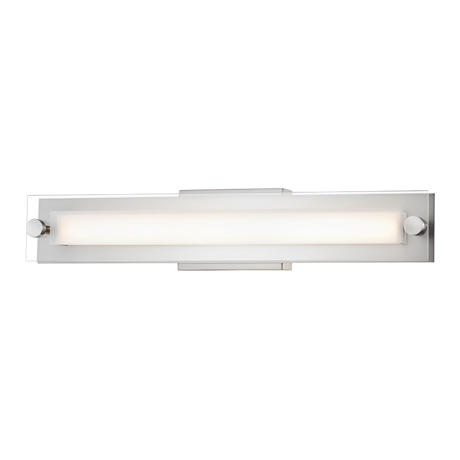 LED Vanity Light Fixture - 19W - 1350 Lumens - 3000K 3500K 4000K Selectable CCT - Energy Star & ETL Listed - Satin Nickel Finish Wall Light Fixture