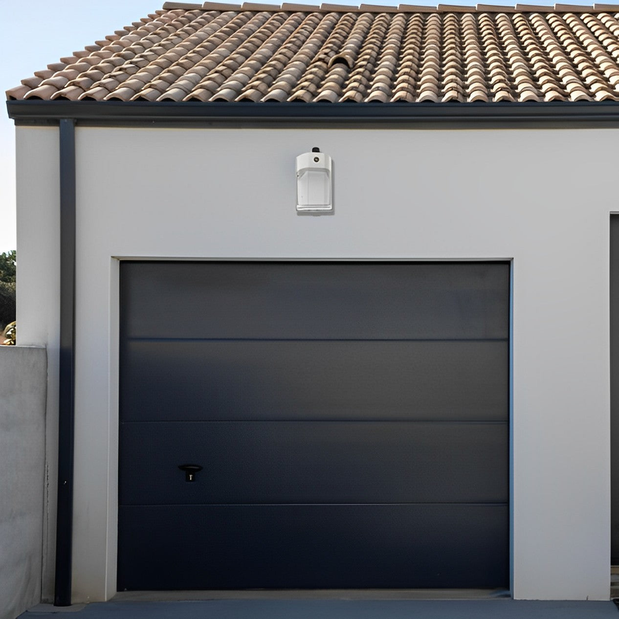 LED Mini Wall Pack, 25W/15W/10W/8W, Dusk to Dawn Photocell, White, Selectable Wattage & CCT, 3400 Lumens