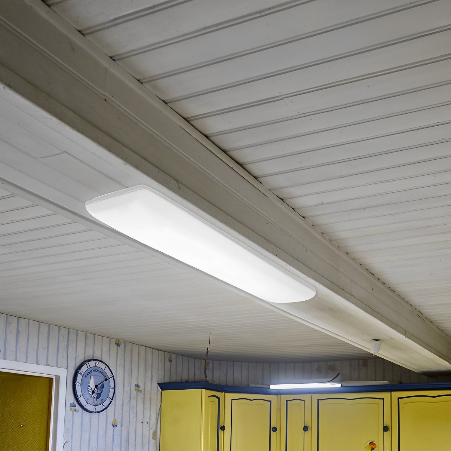 4ft LED Puff Ceiling Light, Cloud, Surface Mount, 5100 Lumens