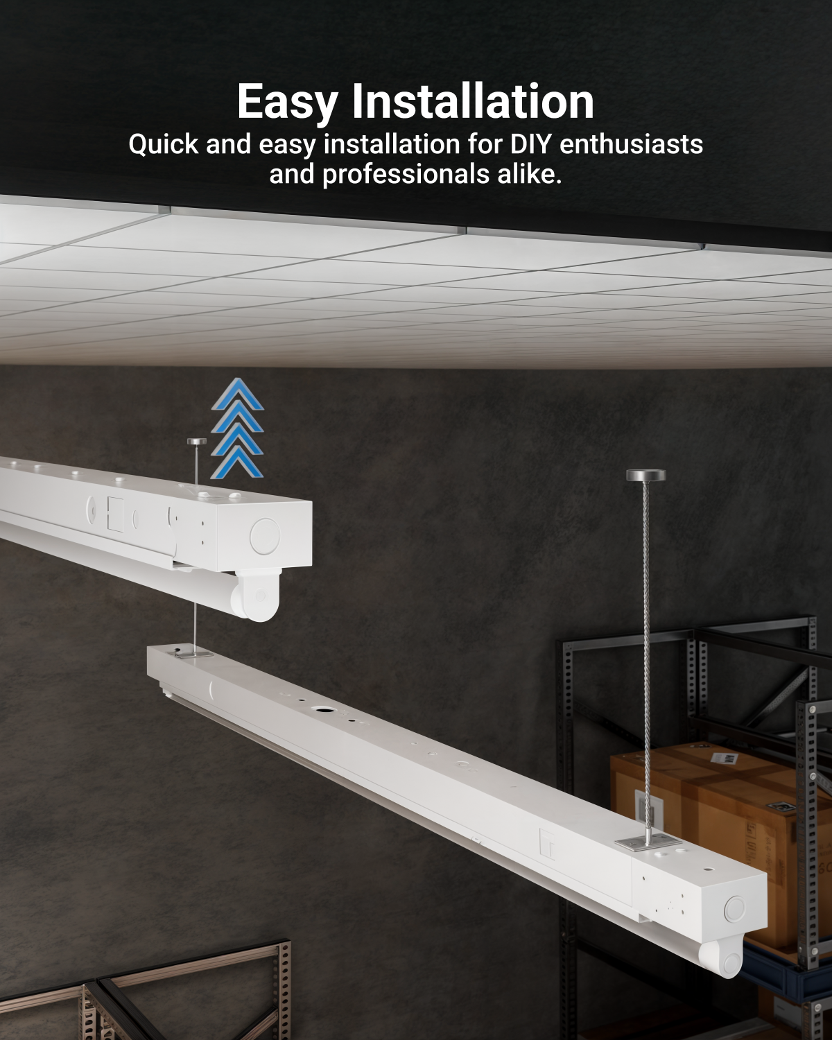 The fixture is LED ready with non-shunted sockets and is pre-wired for a quick and easy installation.