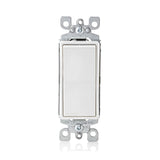 Leviton 15 Amp Decora Rocker Single-Pole AC Quiet Switch, Grounding
