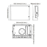 Lumens Outdoor Lighting for Garages, Warehouses, Parking Lots, Yards, and More - Dimension