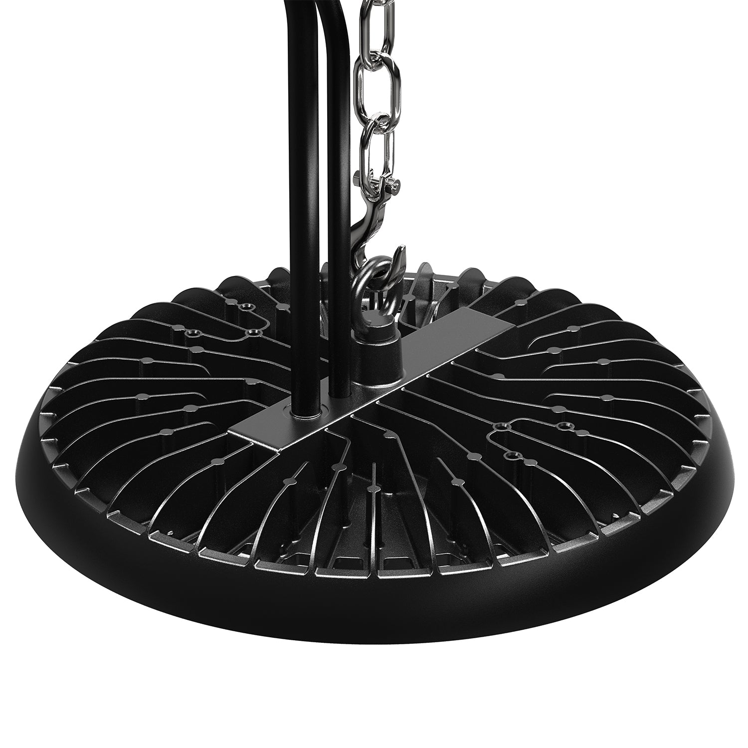Lighter and slimmer than traditional UFOs, its design allows for quick and easy installation of multiple lights at a time.