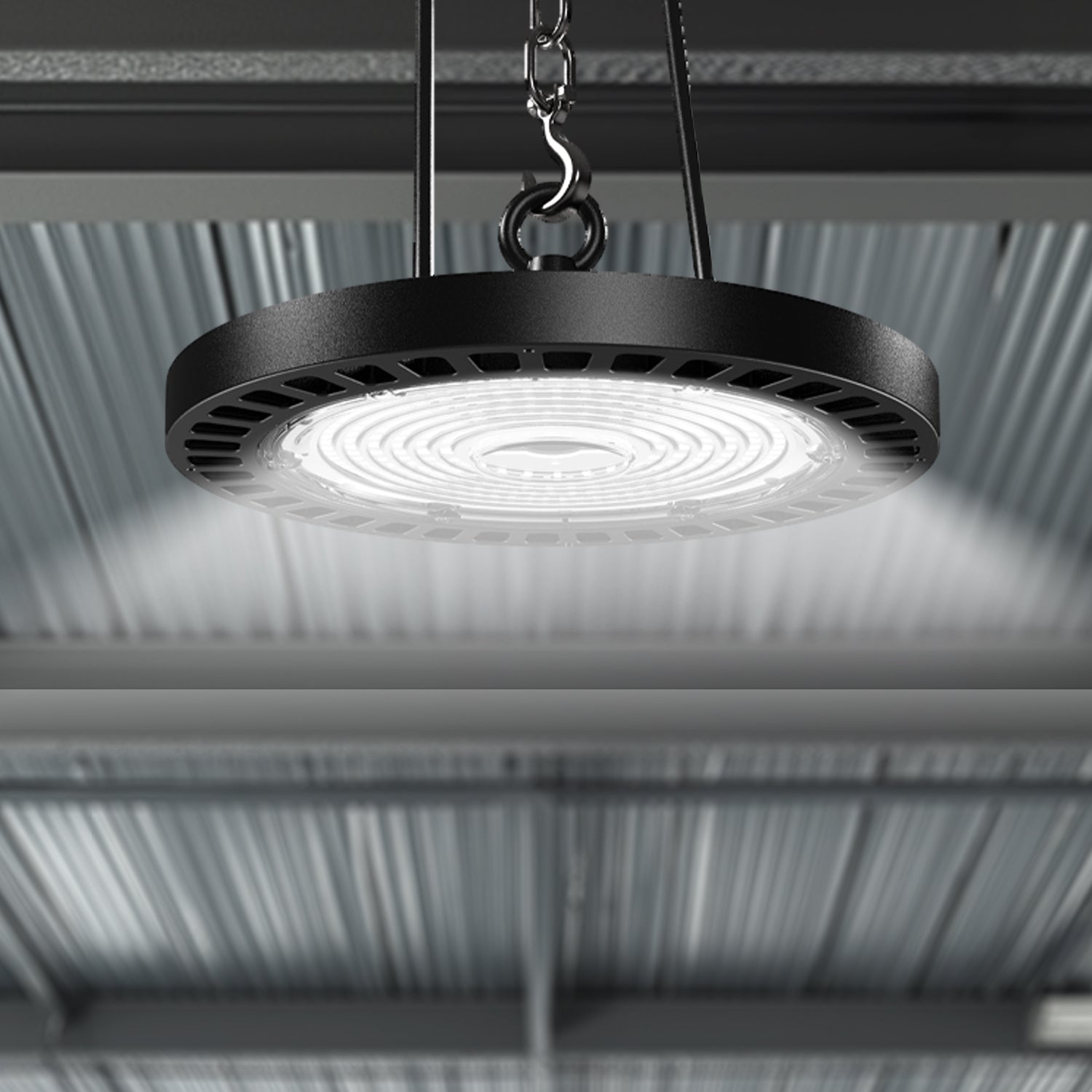 UFO High Bay 150W LED Fixture, 21000 Lumens