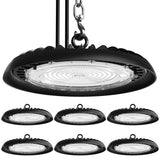 UFO High Bay 200W LED Fixture, Black, 28000 Lumens