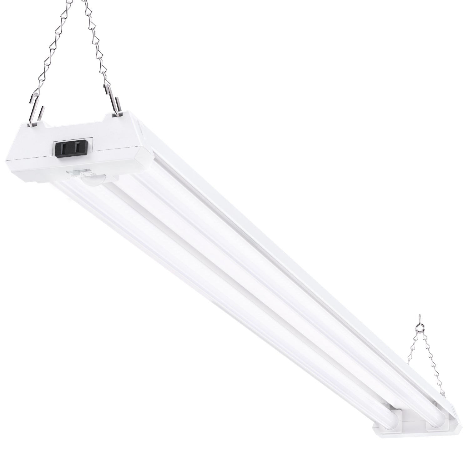 LED Shop Light, 4ft, Motion Activated, Frosted, 40W, 4300 Lumens