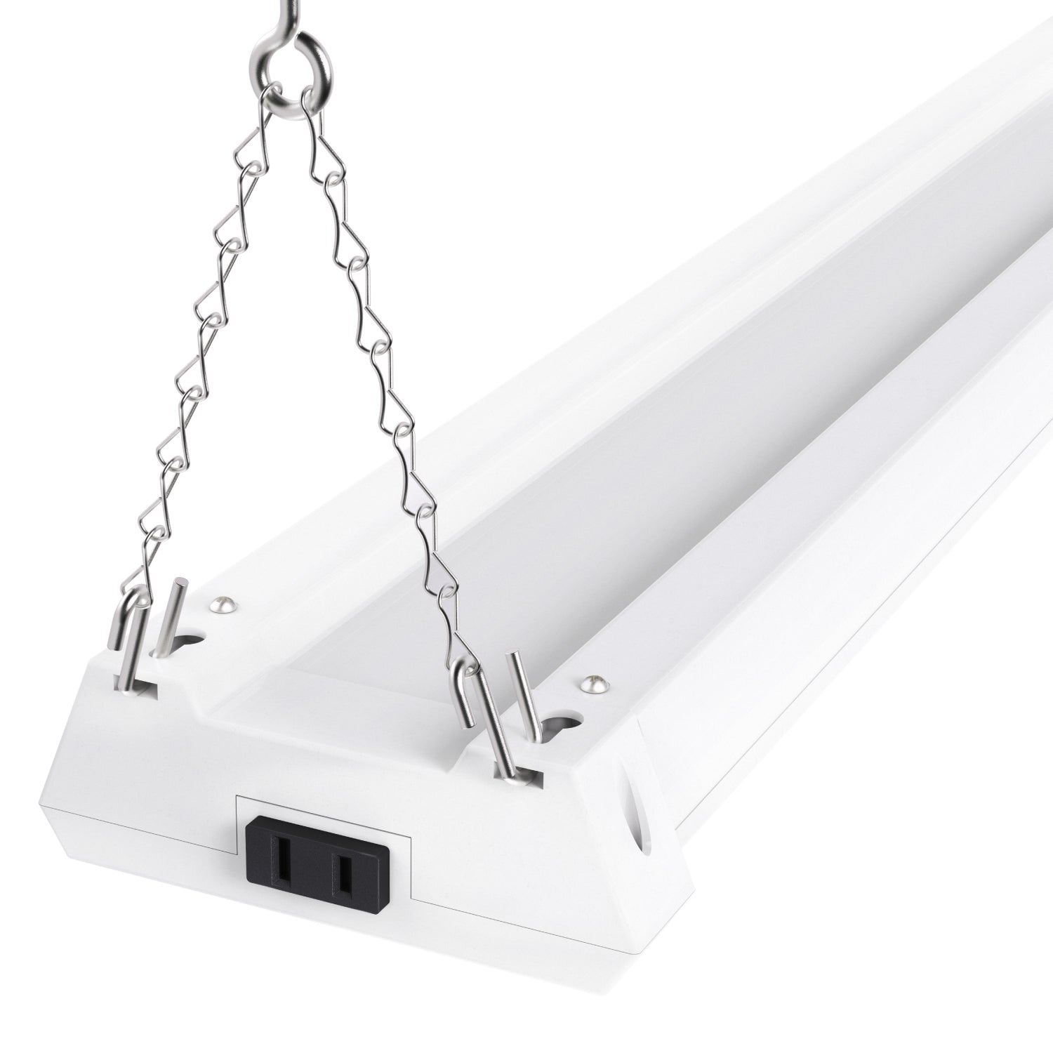 LED Shop Light, 4ft, Motion Activated, Frosted, 40W, 4300 Lumens