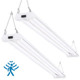 LED Shop Light, 4ft, Motion Activated, Frosted, 40W, 4300 Lumens