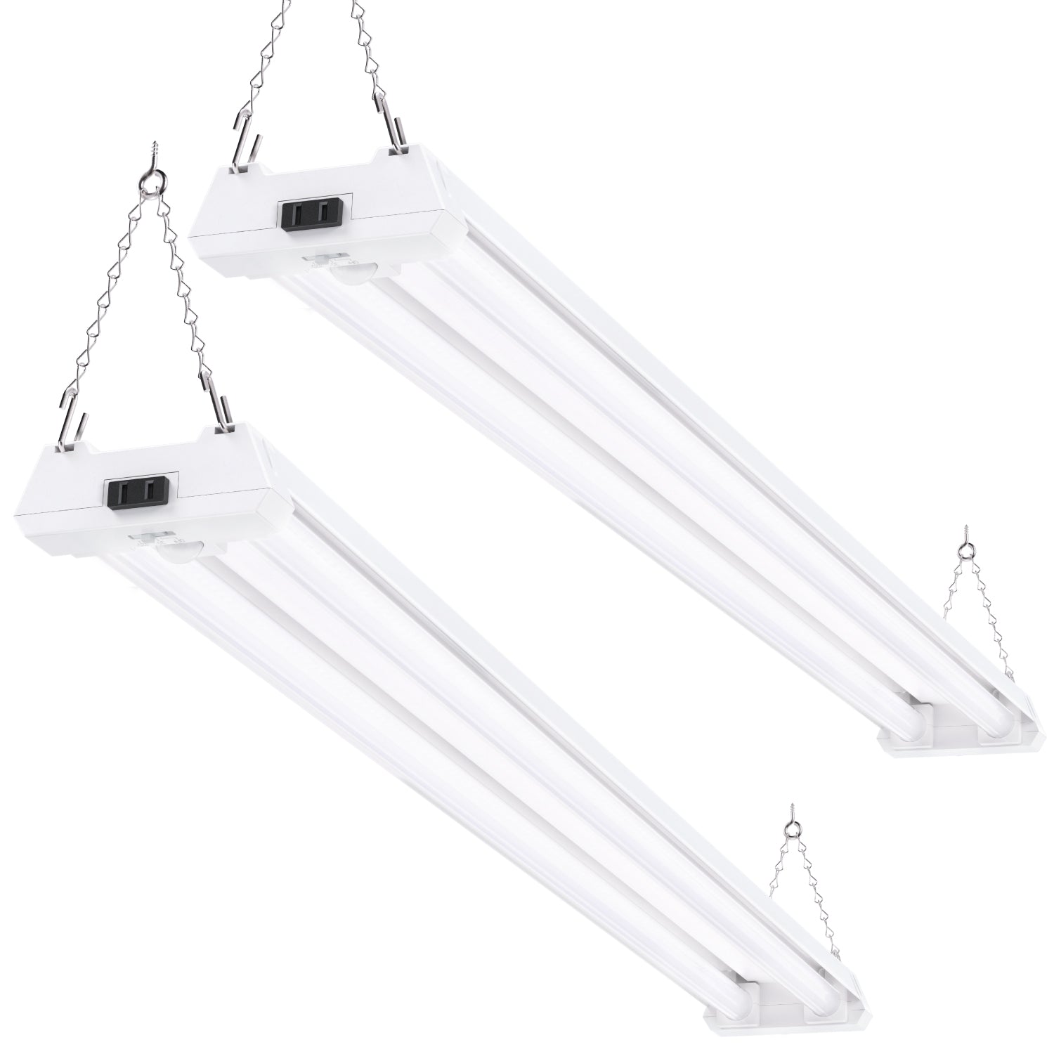 LED Shop Light, 4ft, Motion Activated, Frosted, 40W, 4300 Lumens