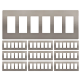 Enerlites Screwless Decorator/GFCI Six-Gang Wall Plate