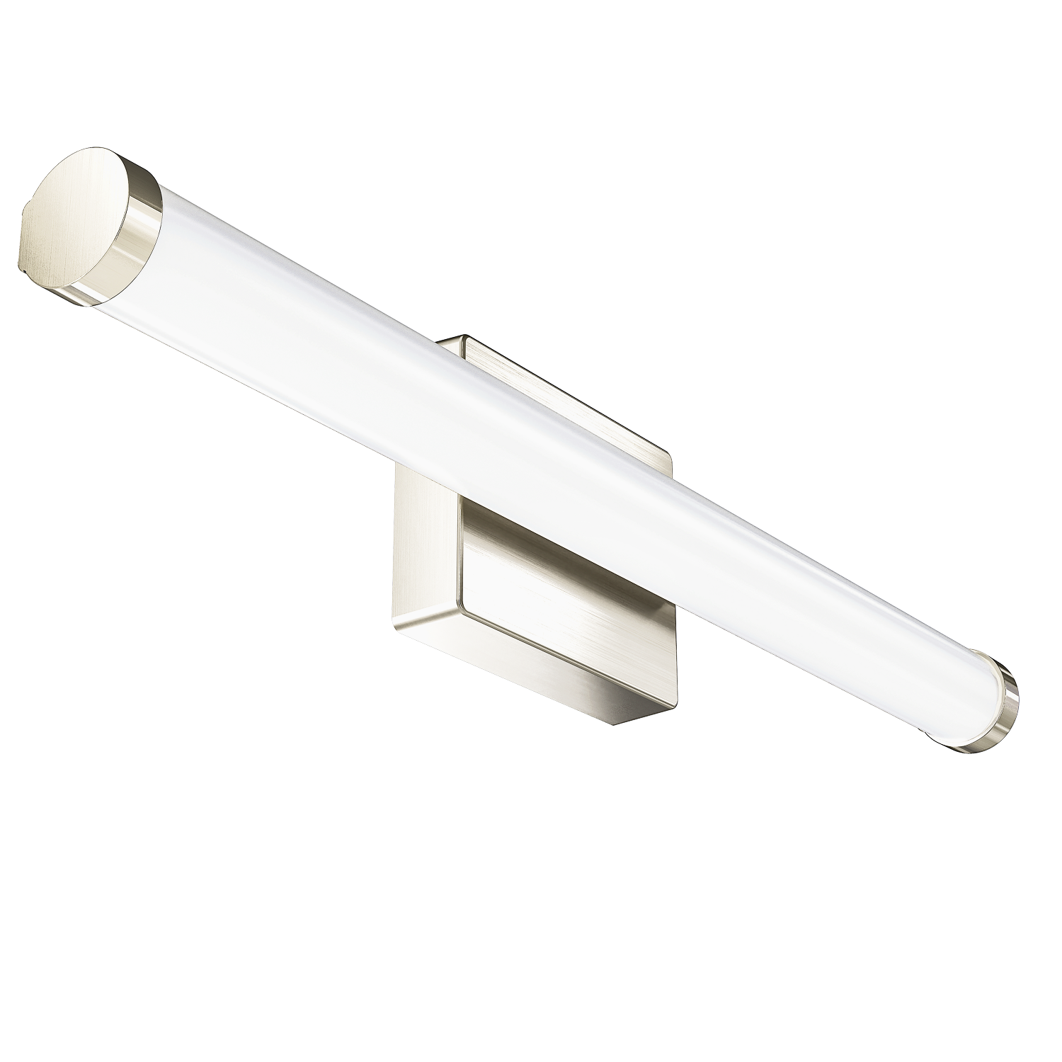 LED Cylinder Vanity Light, 22W, Nickel, Selectable CCT, 1650 Lumens