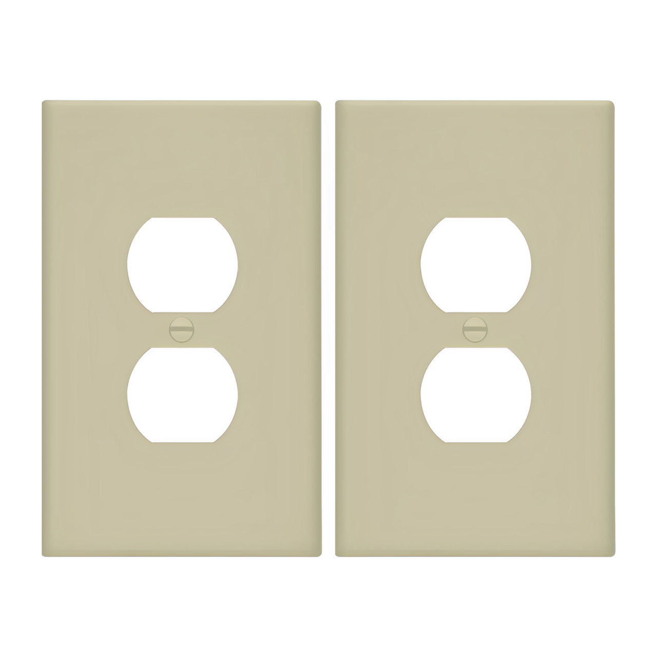 Enerlites Duplex Receptacle One-Gang Wall Plate, Over-Size