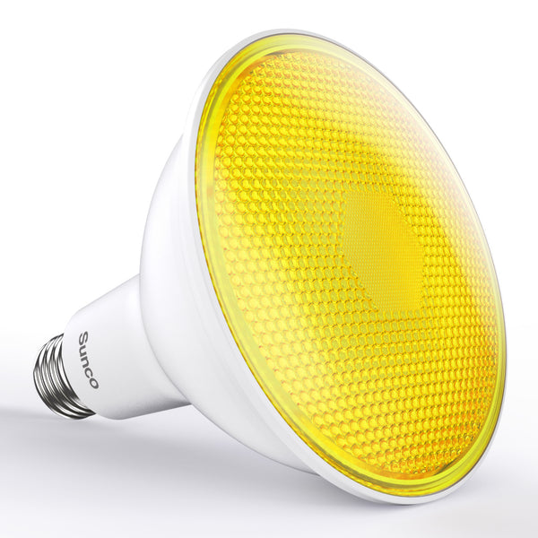 PAR38 LED Yellow Bug Light Bulb | LED LIGHTING | SUNCO – Sunco