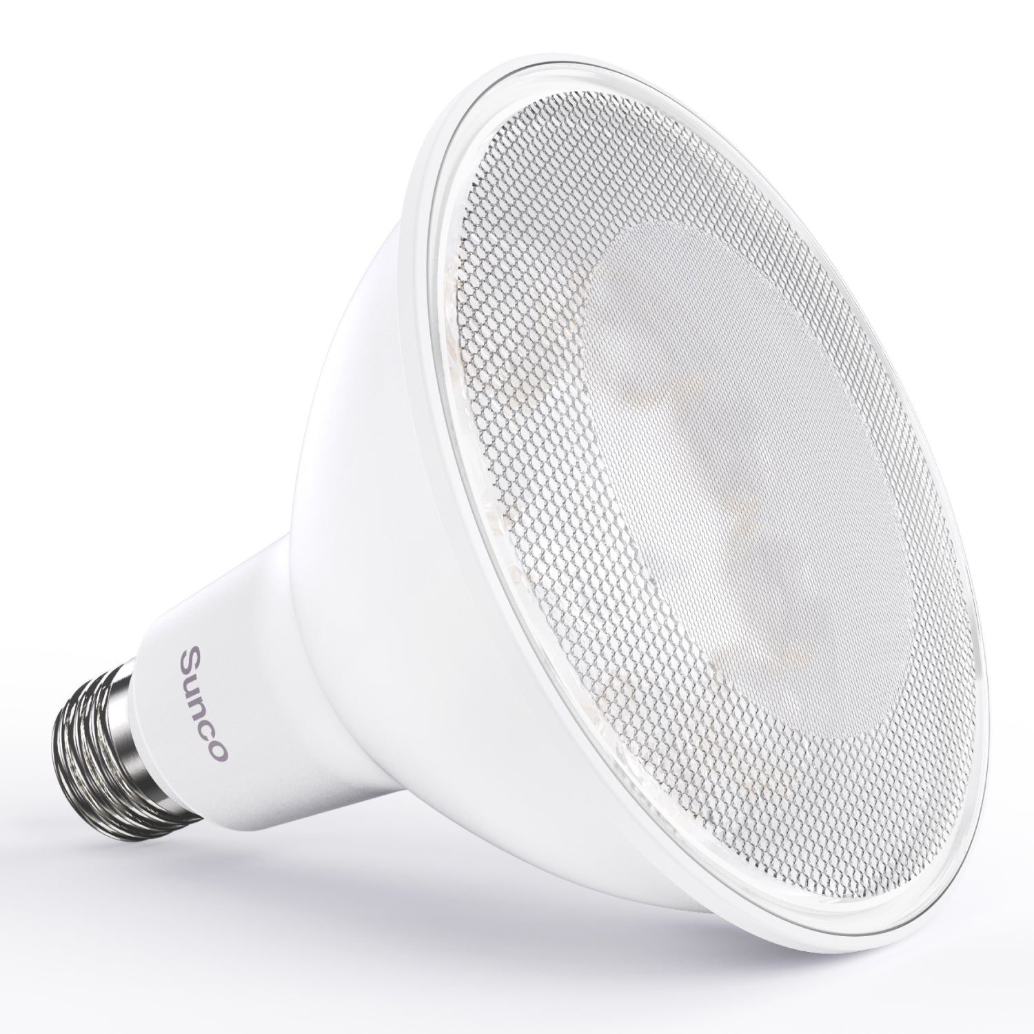 Sunco's PAR38 LED Dusk to Dawn Bulb powers on automatically when the sun goes down.