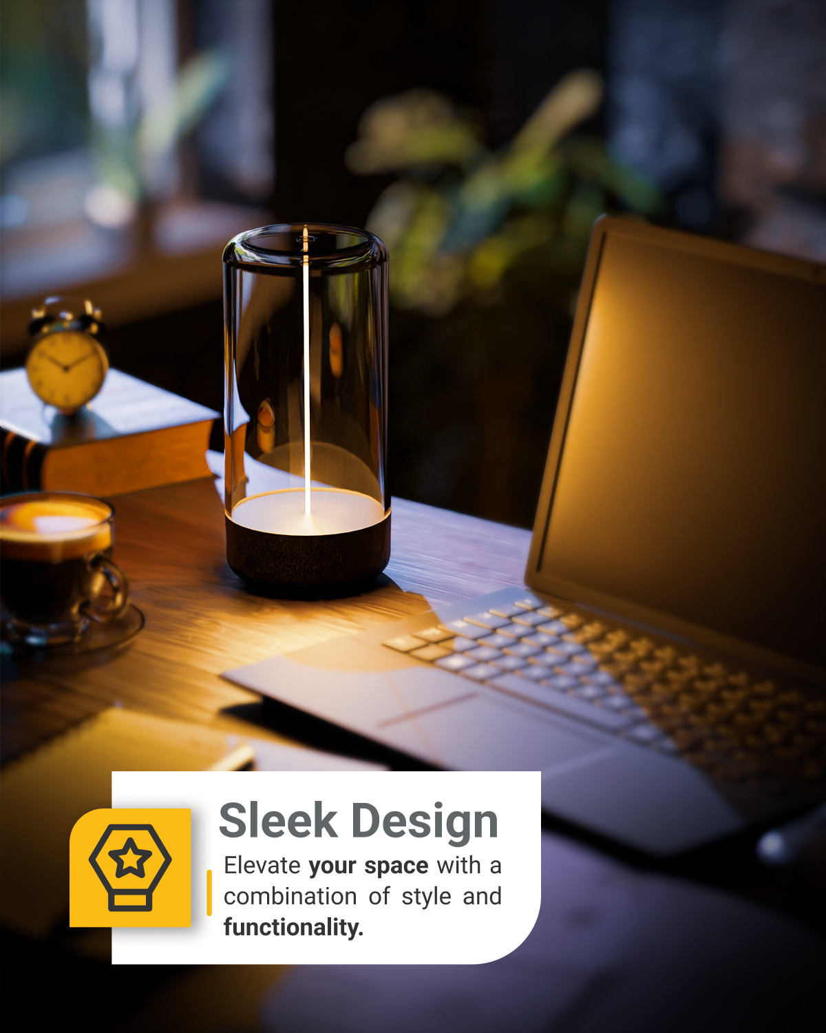 Suit the look and feel of your room, and improve optimal concentration and productivity.