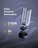 Portable & Rechargeable Table Lamp, 1W, 2700K, 55 Lumens