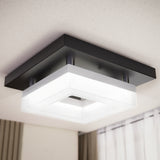 8 Inch Quadrata, Decorative Ceiling Light, Selectable CCT, 1800 Lumens