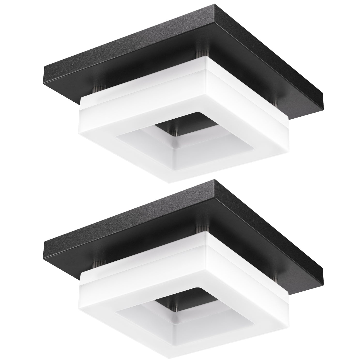8 Inch Quadrata, Decorative Ceiling Light, Selectable CCT, 1800 Lumens