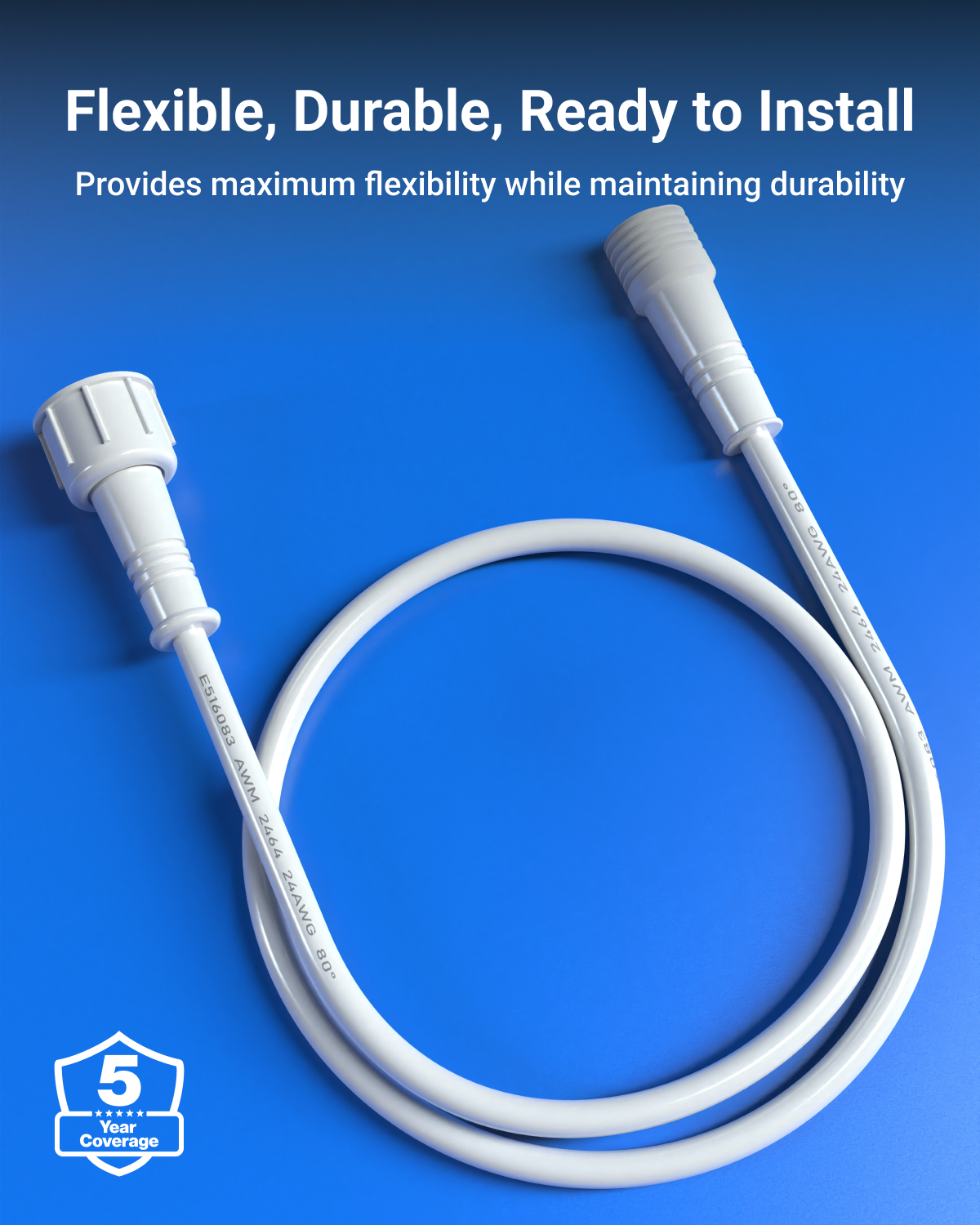 Choose between plug-in or hardwired installation methods.