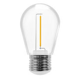 S14 LED Bulb, Filament, 75 Lumens