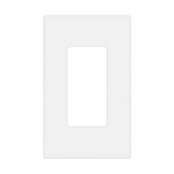 Enerlites Antimicrobial Screwless Decorator/GFCI One-Gang Wall Plate Mid-Size
