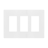 Enerlites Screwless Decorator/GFCI Three-Gang Wall Plate Mid-Size