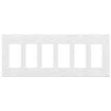 Enerlites Screwless Decorator/GFCI Six-Gang Wall Plate