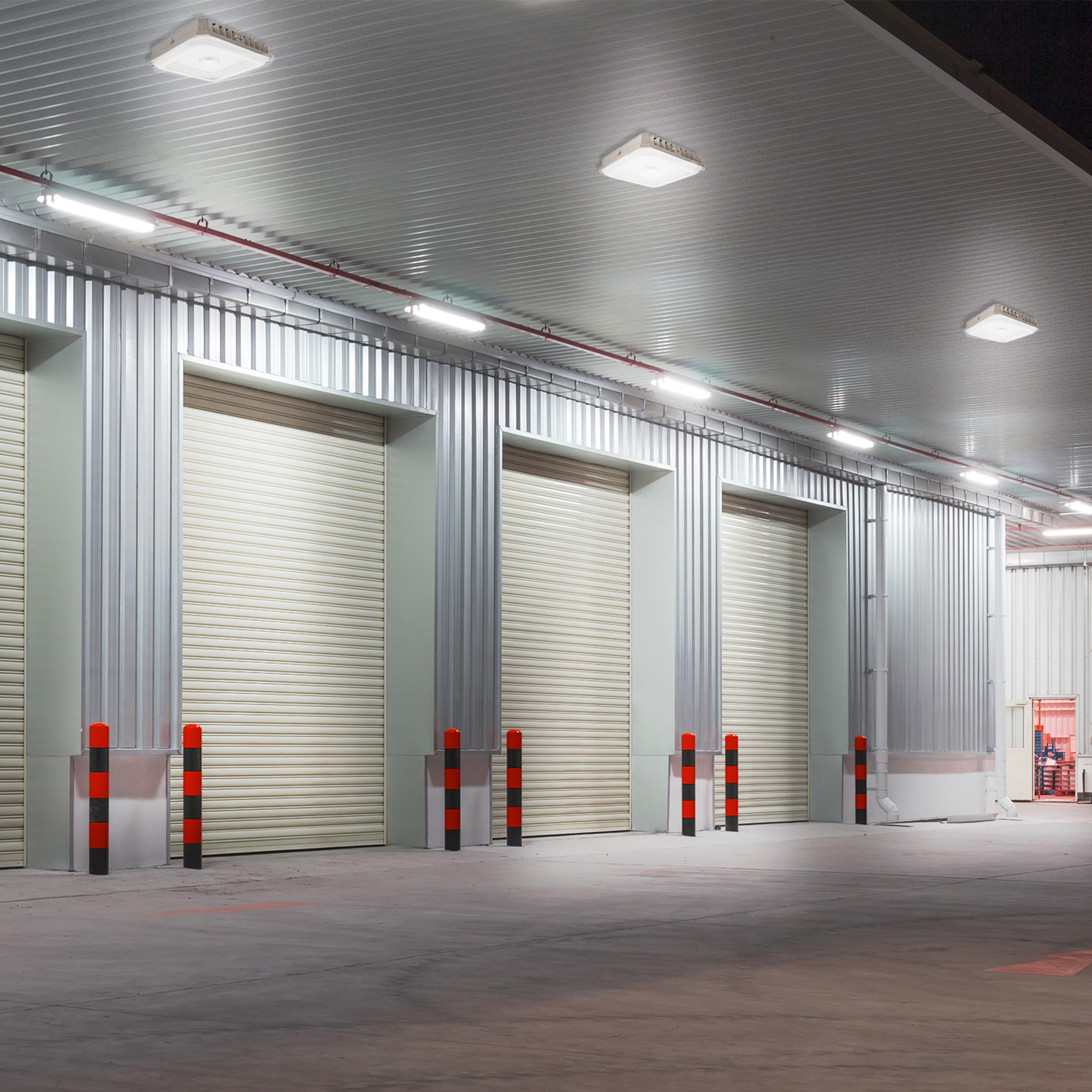 LED Canopy Light, 100W/80W/60W, Selectable Wattage & CCT, 13500 Lumens